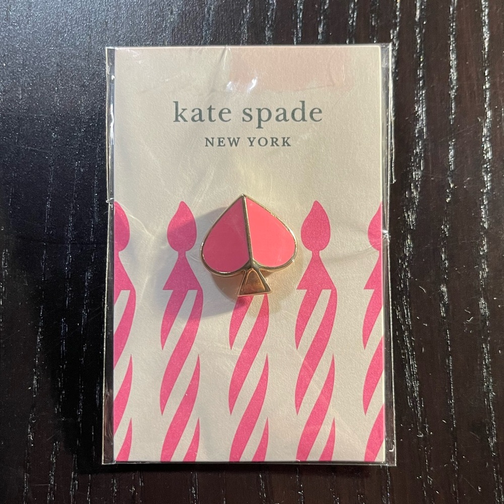 Kate Spade Birthday Pin